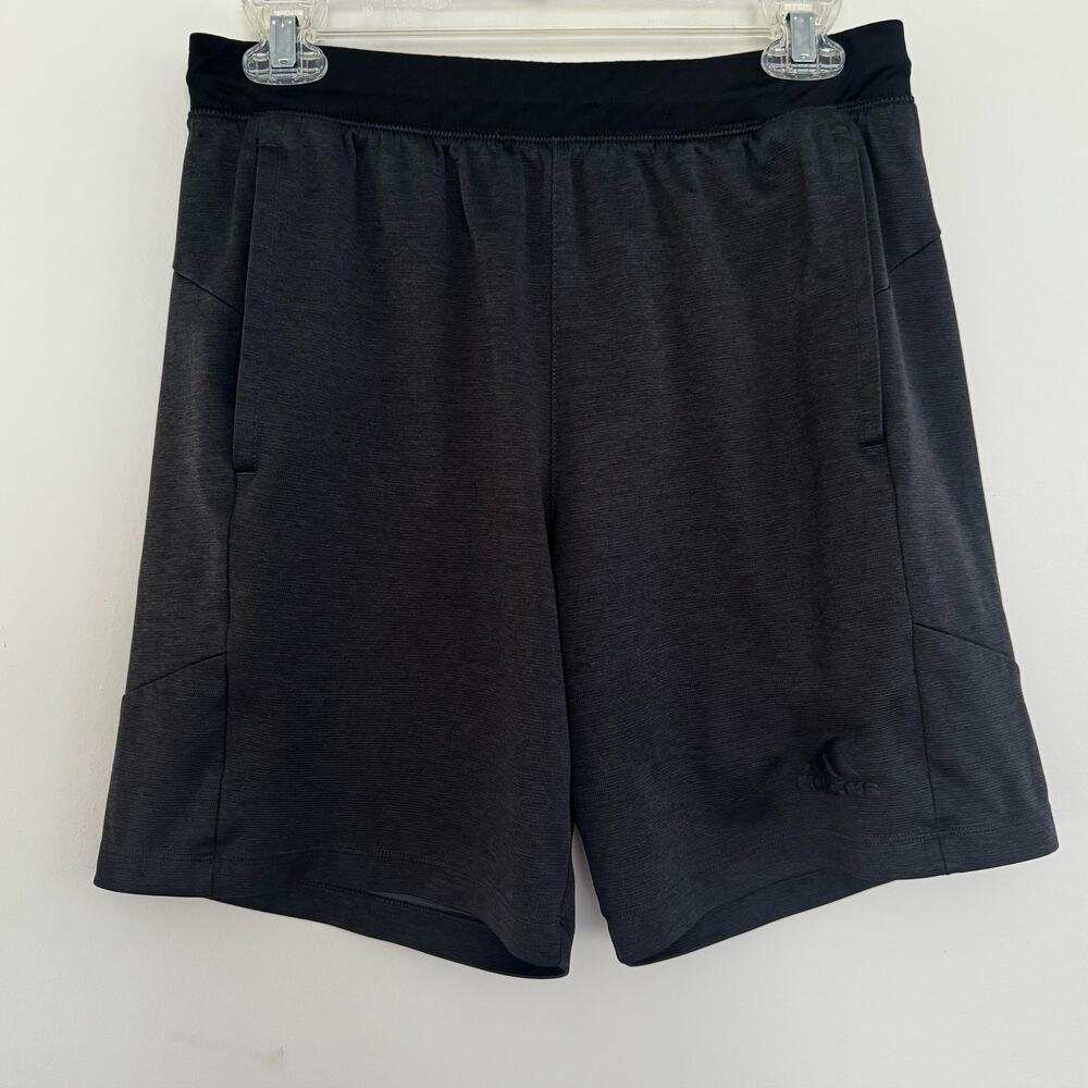 ADIDAS Climalite Athletic Training Shorts in Dark Grey/Black